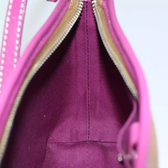 BURBERRY Blue Label Shoulder Bag Canvas 2way Brown Auth - Picture 12 of 16